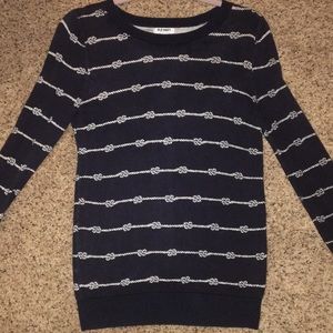 Old Navy nautical knot sweater